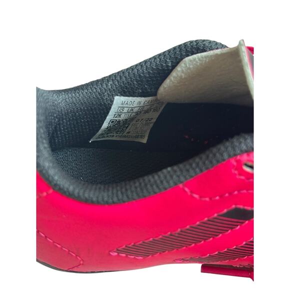 Adidas size 12K Goletto VIII FG J cleats Team Shock Pink & Black style GW6163 - Picture 7 of 9